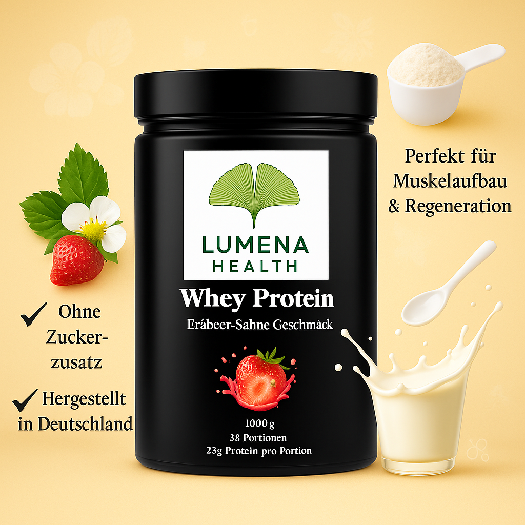 Premium Whey Protein Erdbeere - 1.000g