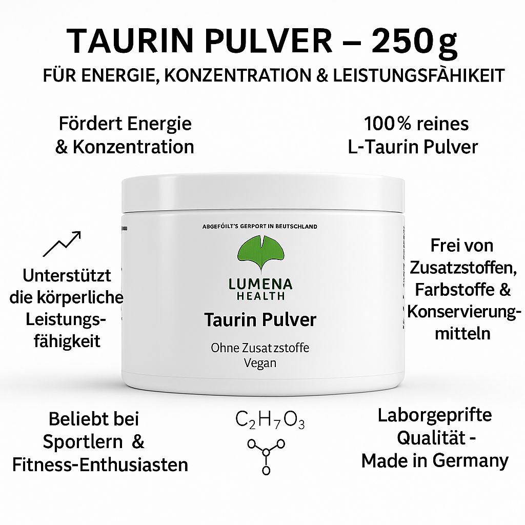 Taurin Pulver - 250g