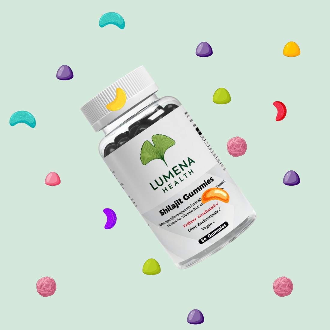Energy Gummies – Natürliche Energie für deinen Alltag mit Koffein, B-Vitaminen & Adaptogenen