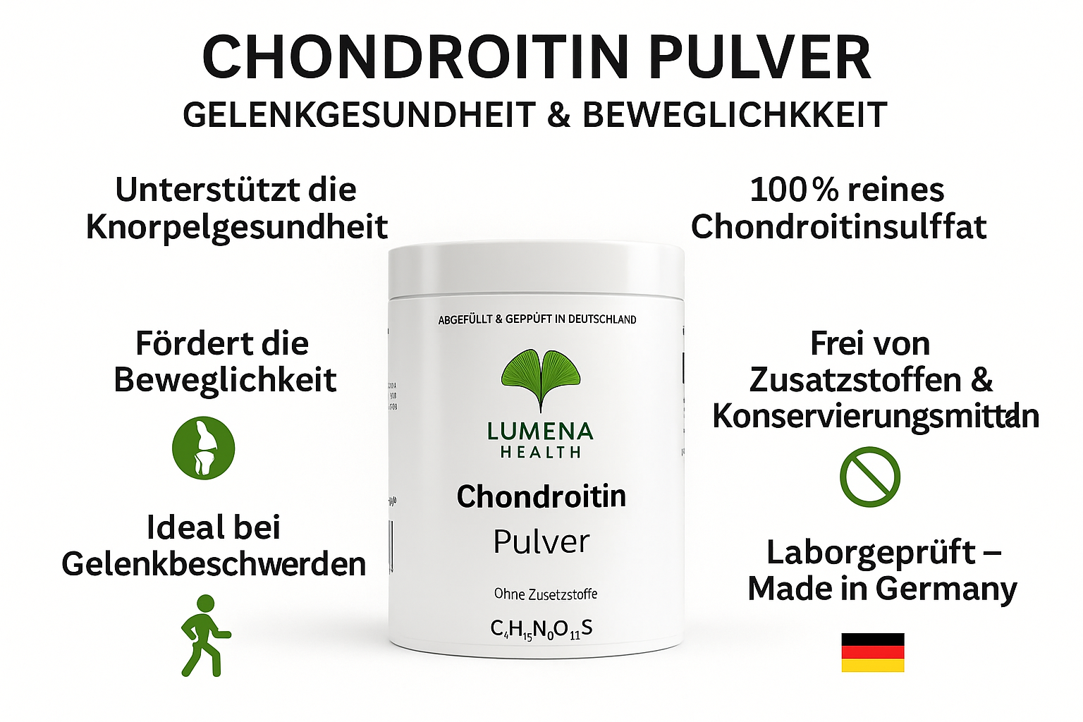 Chondroitin Pulver - 100g