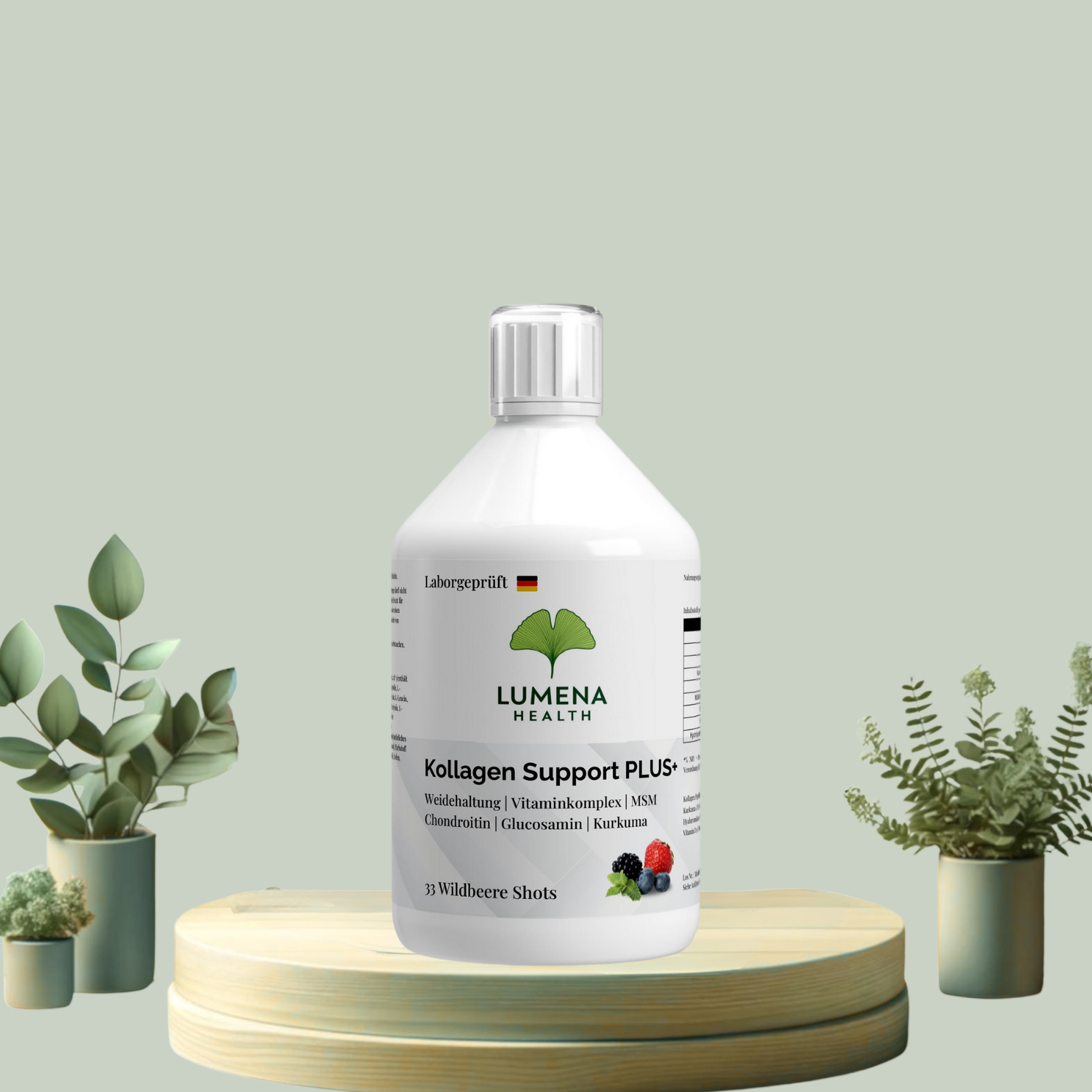 Kollagen Support PLUS+ Shots - Wild Berry - 500ml