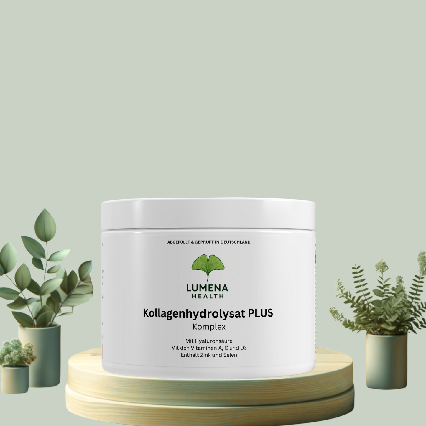 Kollagenhydrolysat PLUS Haut Haare Nägel - 180 Kapseln