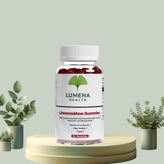 Löwenmähne + Vitamin B6 Gummies - 60 Stk.