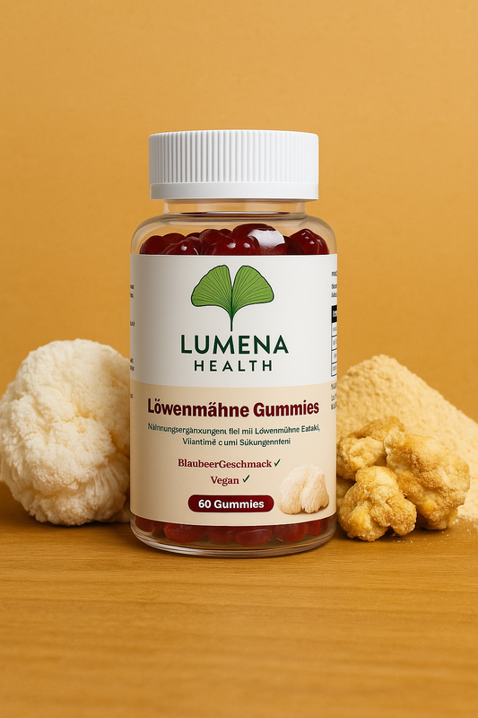 Löwenmähne + Vitamin B6 Gummies - 60 Stk.